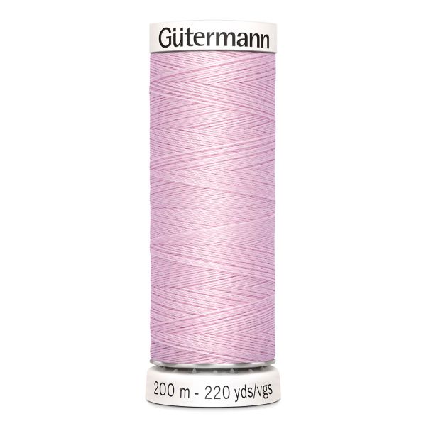 Нитки универсальные Gutermann Sew-all, 200м, 320 зефирно-розовый, 5 катушек