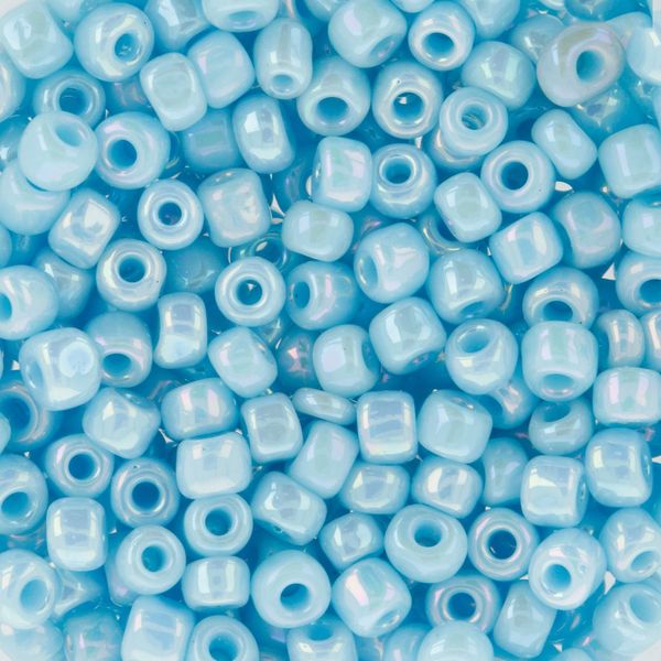 Бисер Zlatka 8/0 (2.9 мм), 100 г (10х10 г), №0403 голубой, GR