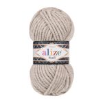 Пряжа Alize (Ализе) Superlana Megafil / уп.5 мот. по 100 г, 55м, 152 бежевый меланж А