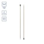 Спицы прямые металл ⌀5.0 мм, 35 см, никель, Gamma MKP