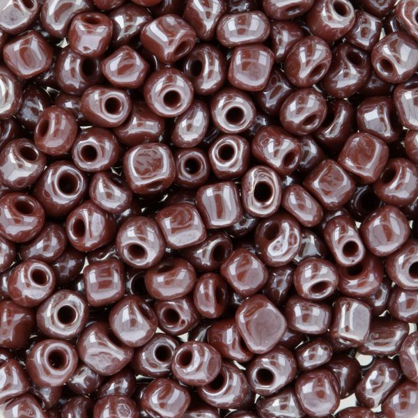 Бисер Zlatka 8/0 (2.9 мм), 100 г (10х10 г), №0126 шоколадный, GR