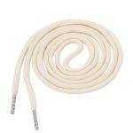 Шнурки круглые с металлическим наконечником ⌀5.0 мм / 130 см, 100 шт, 21 бежевый