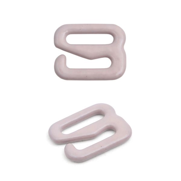 Крючки для бюстгальтера металл 8.0 мм, 20 шт, C154 светло-серый, ГВ1009