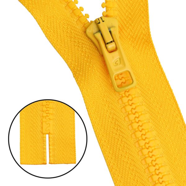 Молния трактор Arta Т6 (6 мм) 1 зам., н/раз., 18 см, цв. 162 мимоза, уп.10 шт