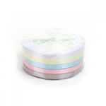 Лента атласная 1-сторонняя 6.0 мм / 5 шт по 22.5±1 метра, набор Пастель1, Magic4Hobby