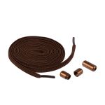 Шнурки эластичные с застежкой 6 мм, №10 т. Коричневый, Gamma GBG-06