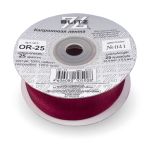 Лента капроновая (органза) 25.0 мм / 22.8±1 метра, 041 т.бордовый, Blitz OR-25