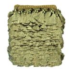 Бахрома отделочная широкая 115.0 мм / 25 метров, с кистями 172 фисташковый