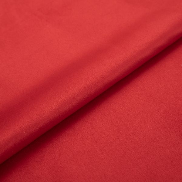 Замша искусственная отрез 35х50 см, 175±5 г/м², 18-1551 scarlet (красный), Peppy Woven Suede