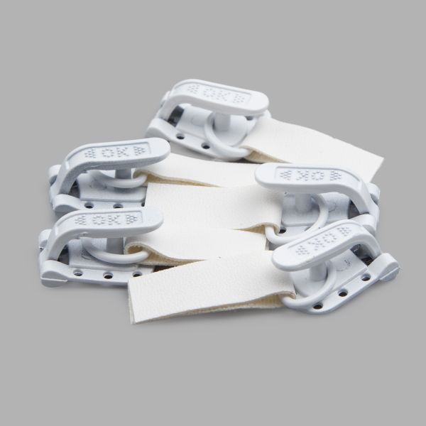 Крючок шубный PQ 45 мм, белый, PQ5210, 5 шт