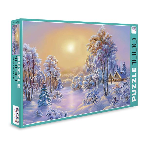 Пазл 1000 элементов, Зима, PZL-1000/13, Фрея