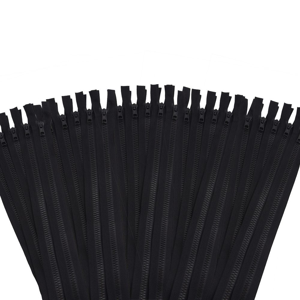 Молния трактор Arta Т6 (6 мм) 2 зам., разъем., 75 см, ОПТ. УП. 25 ШТ., 077 черный