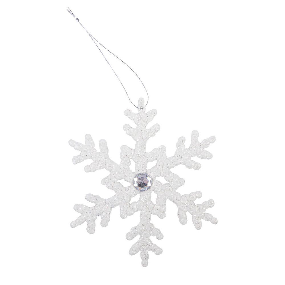 Елочная игрушка, 5 шт, №01 снежинка 11 см, Snoweekon SNW-D103