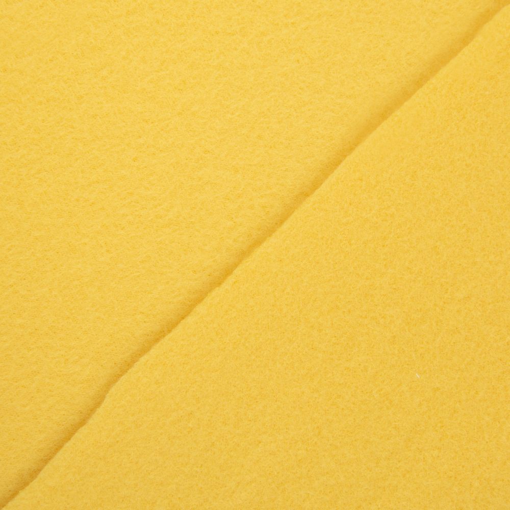 Флис 2-сторонний 160 см / 10 метров, желтый/yellow, Gamma FG-005