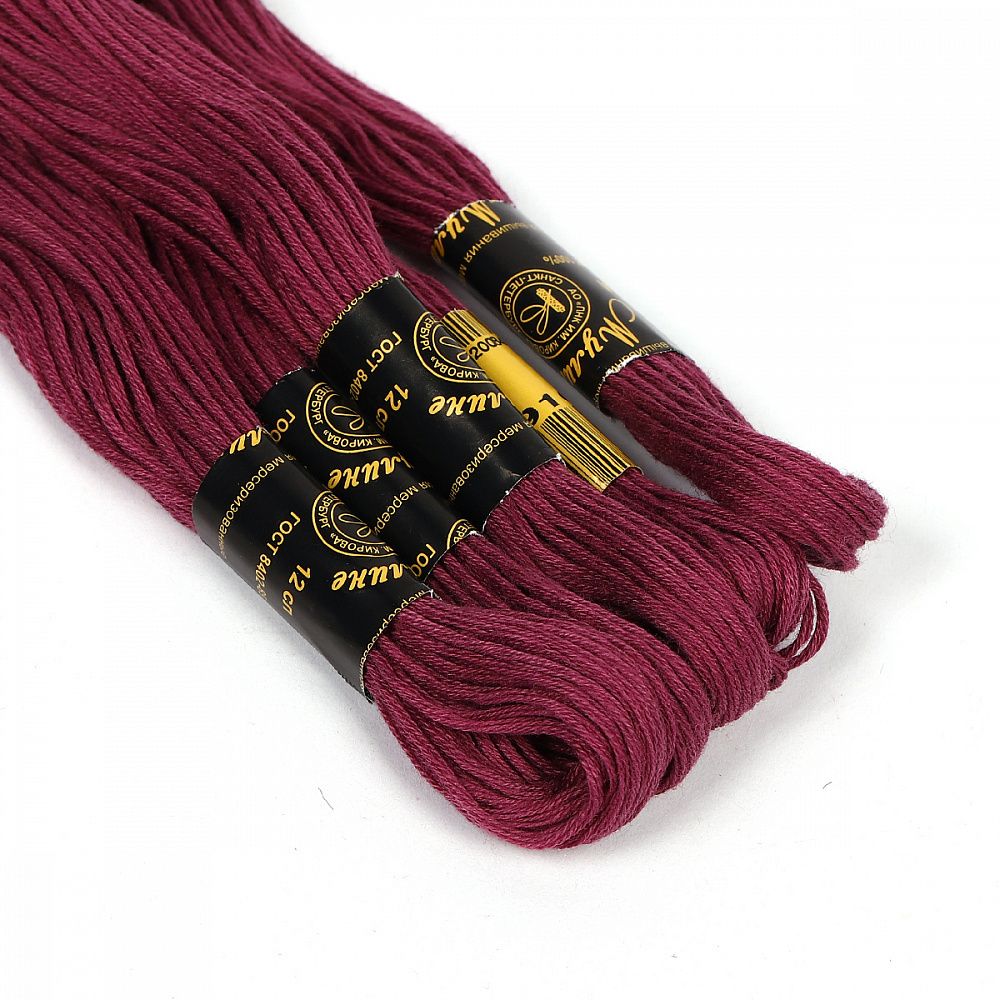 Мулине ПНК им.Кирова цв.1910, 24 мотка по 8 метров