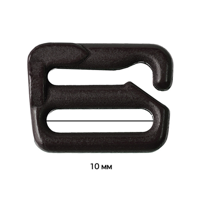 Крючки для бюстгальтера металл 8.9 мм, 111 шоколадно-коричневый, Arta, 50 шт