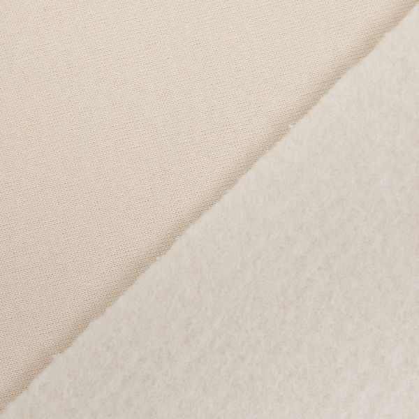 Футер 2-нитка с начесом 275 г/м², 150х180±5 см, св.бежевый/lt.beige, Gamma DBKTN