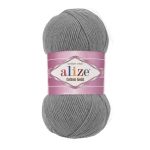 Пряжа Alize (Ализе) Cotton Gold / уп.5 мот. по 100 г, 330м, 828 серый