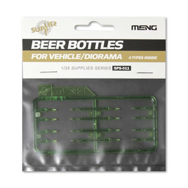 Модель сборная: бутылки с пивом, Beer Bottles for Vehicle/Diorama 1/35, Meng SPS-011