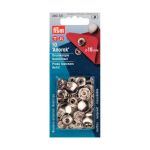 Кнопка Альфа (S-образная) ⌀15.0 мм, 10 шт, к арт.390301, латунь, серебристый, Prym