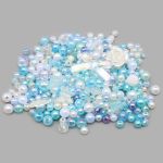 Набор бусин для рукоделия, творчества, микс, Astra&Craft (голубой)