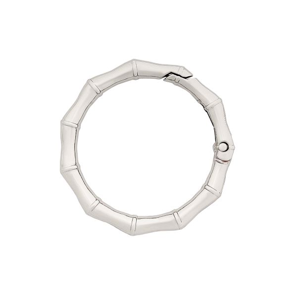 Карабин металл кольцо ⌀38 мм, декоративный, серебро (никель), MB_2231, 6 шт