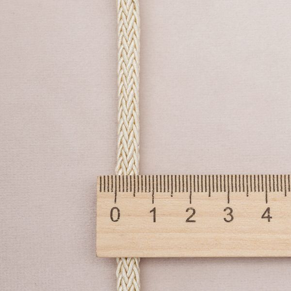 Шнур круглый п/э плетеный 6 мм / 25 метров, желтый, 3AR3286