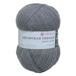 Пряжа Пехорка Ангорская теплая / уп.5 мот. по 100 г, 480 м, 174 стальной