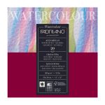 Альбом для акварели Watercolour 200 г/м², 30х30 см, склейка с четырех сторон 20 л, среднезернистая, Fabriano