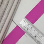 Лента репсовая (в рубчик) 25.0 мм, 016 фуксия, уп.18,28 м