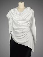 Шелк Армани 90 г/м², 150 см / 25 метров, TBYArm-001 цв.01 белый