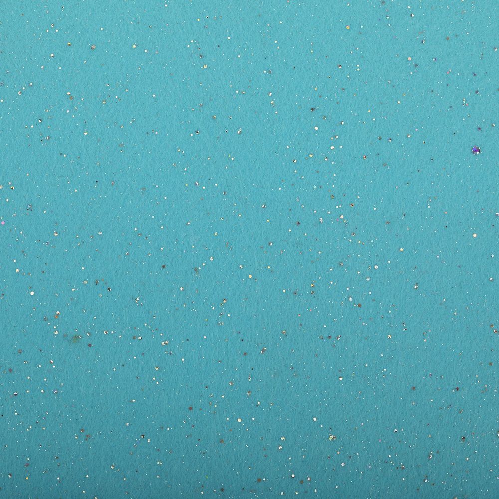 Фетр рулонный мягкий 1.3 мм, 150 см, рул. 10 метров, (FSH13), 028 блестки/голубой, Blitz