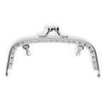 Замок для сумки "Emilia" 12х5см, серебристый цв, Prym