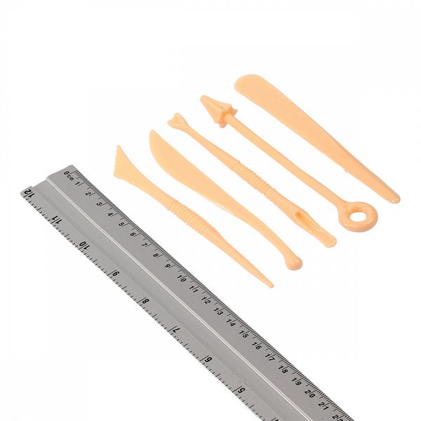 Набор полимерной глины для лепки For Hobby 50 цветов по 20 г с аксессуарами