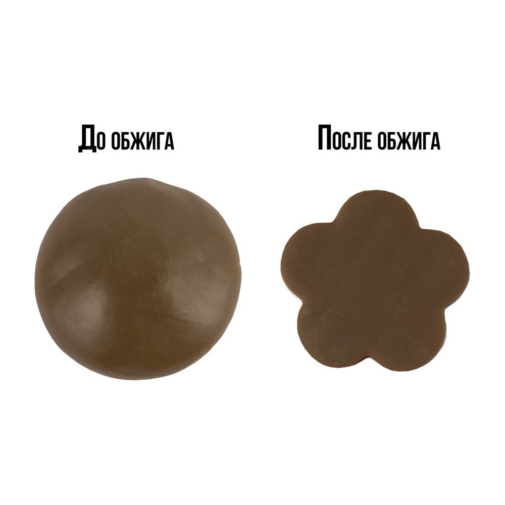 Полимерная глина 52 г, 1081 бронзовый коричневый, Craft&Clay CCH