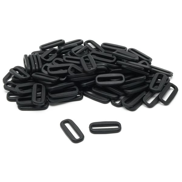 Рамка пластик 32 мм, черный, 100 шт