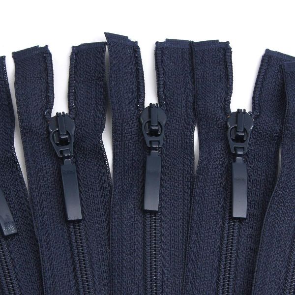 Молния спираль (витая) Arta Т5 (5 мм) 1 зам., разъем., 40 см, цв. 196 т.синий, уп.5 шт