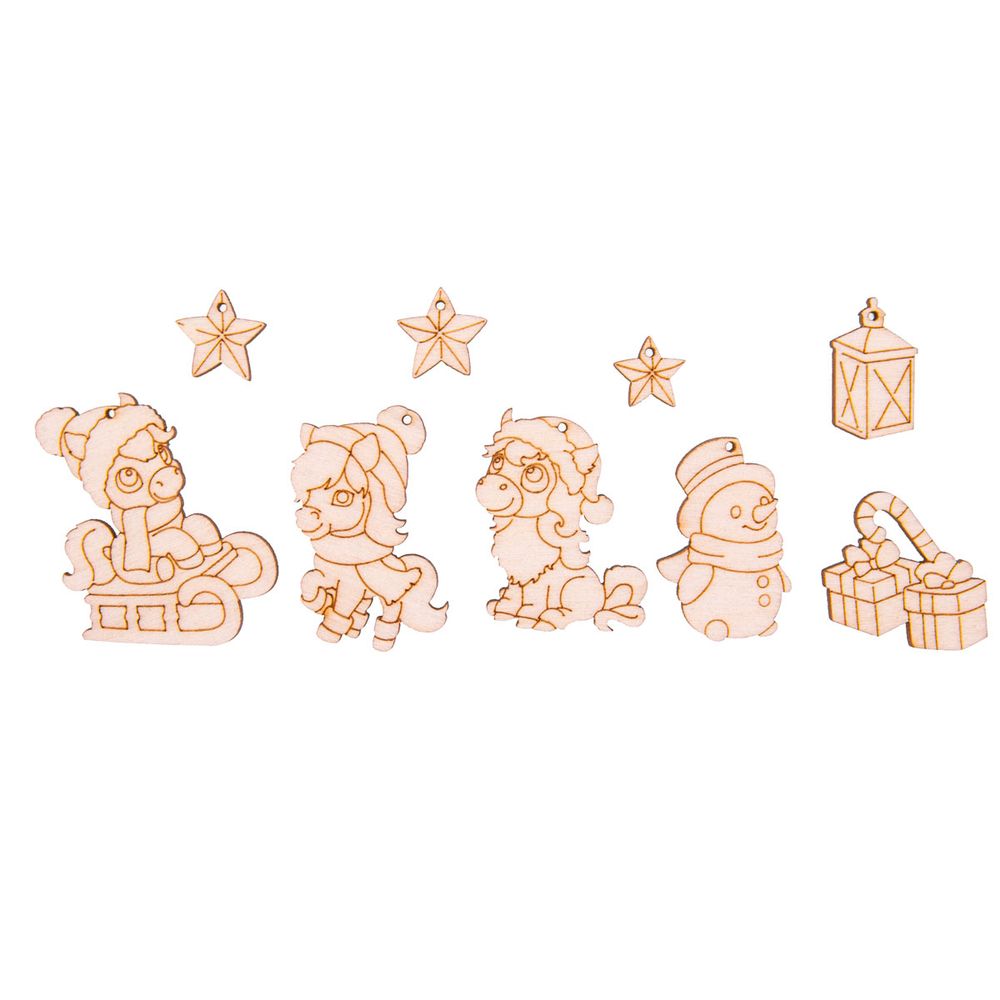 Заготовка из фанеры Мини набор Зимний 0.3 см, Mr.Carving, ВД-1270 Заготовка из фанеры Мини набор Зимний 0.3 см, Mr.Carving, ВД-1270