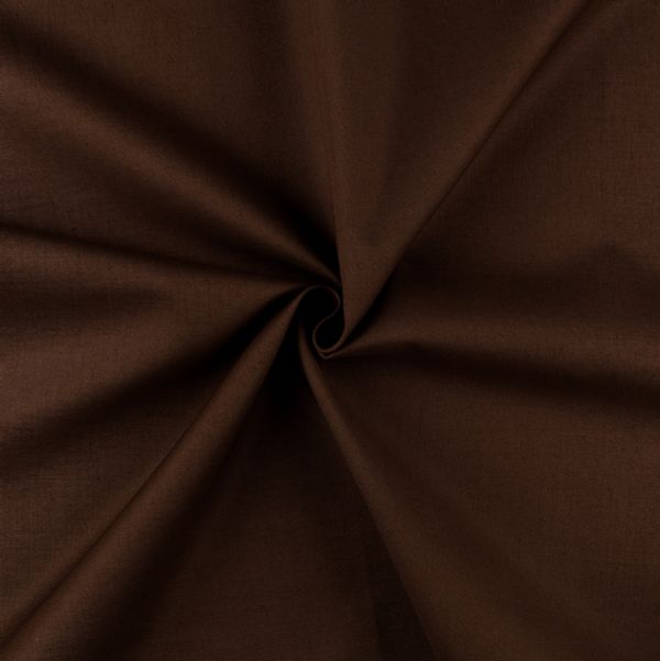 Ткань для пэчворка Peppy Краски жизни Люкс, рулон 112 см / 5 метров, 19-1116 коричневый, Peppy