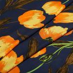 Штапель 110 г/м², шир.145 см, цв.с3 синий, 25м (Vi-207) /TOS/