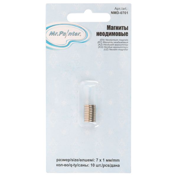 Магниты неодимовые, 100 шт, Mr.Painter NMD-0701