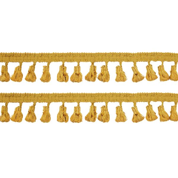 Бахрома отделочная 50.0 мм / 10 метров, с кистями 253 бронза