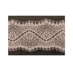 Кружево шантильи (реснички) 100 мм / 5х3 м, пудровый, Blitz LCE-33SH