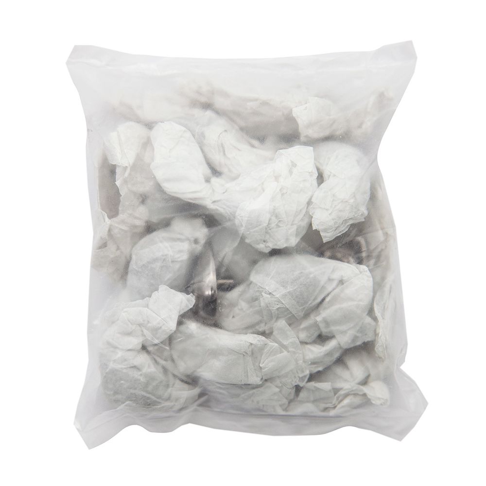 Часть кнопки Альфа (S-образная) ⌀21.5 мм (A-часть), 5/21,5 BRASS капля чер.никель, 20 шт