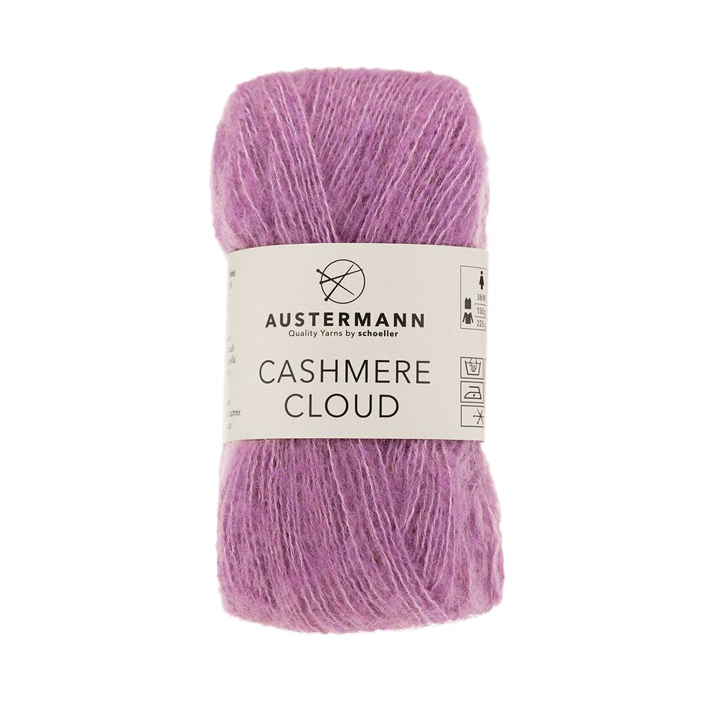 Пряжа Austermann (Аустерманн) Cashmere Cloud / уп.10 мот. по 25 г, 180 м, 12008