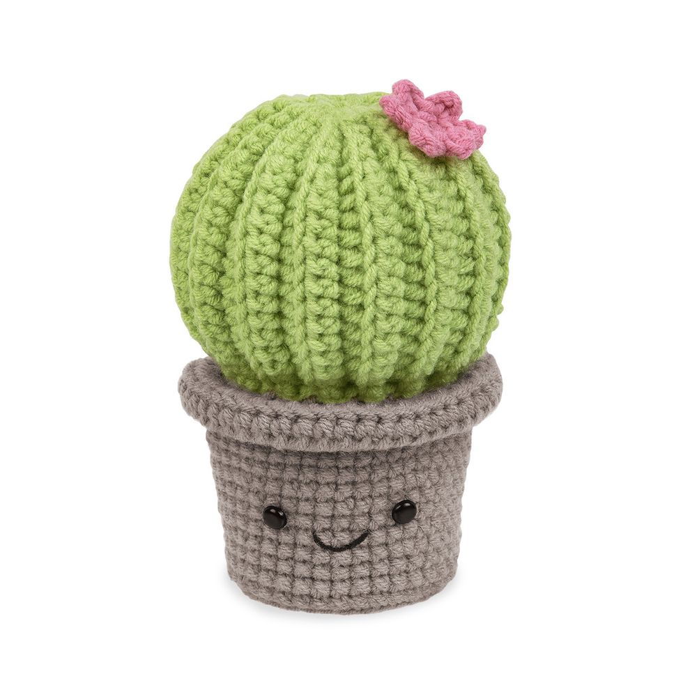 Набор для вязания игрушки Цветущий кактус 12 см, Miadolla AMG-0115