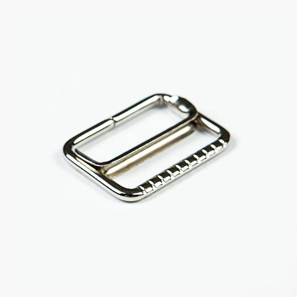 Пряжка ременная металл 27 мм, жилетная, с планкой, никель, 10 шт, BIG