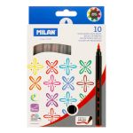 Набор фломастеров-кистей 10 цв, 612610, Milan