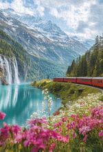 Пазл 1500 элементов, PZL-1500/42 Шепот горного водопада, Фрея