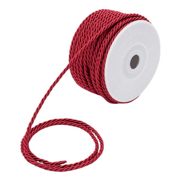 Шнур витой 3мм / 18,29м, 174 винный, 1AS-169